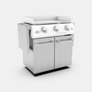 Wagen für Plancha  Inox Cart 30