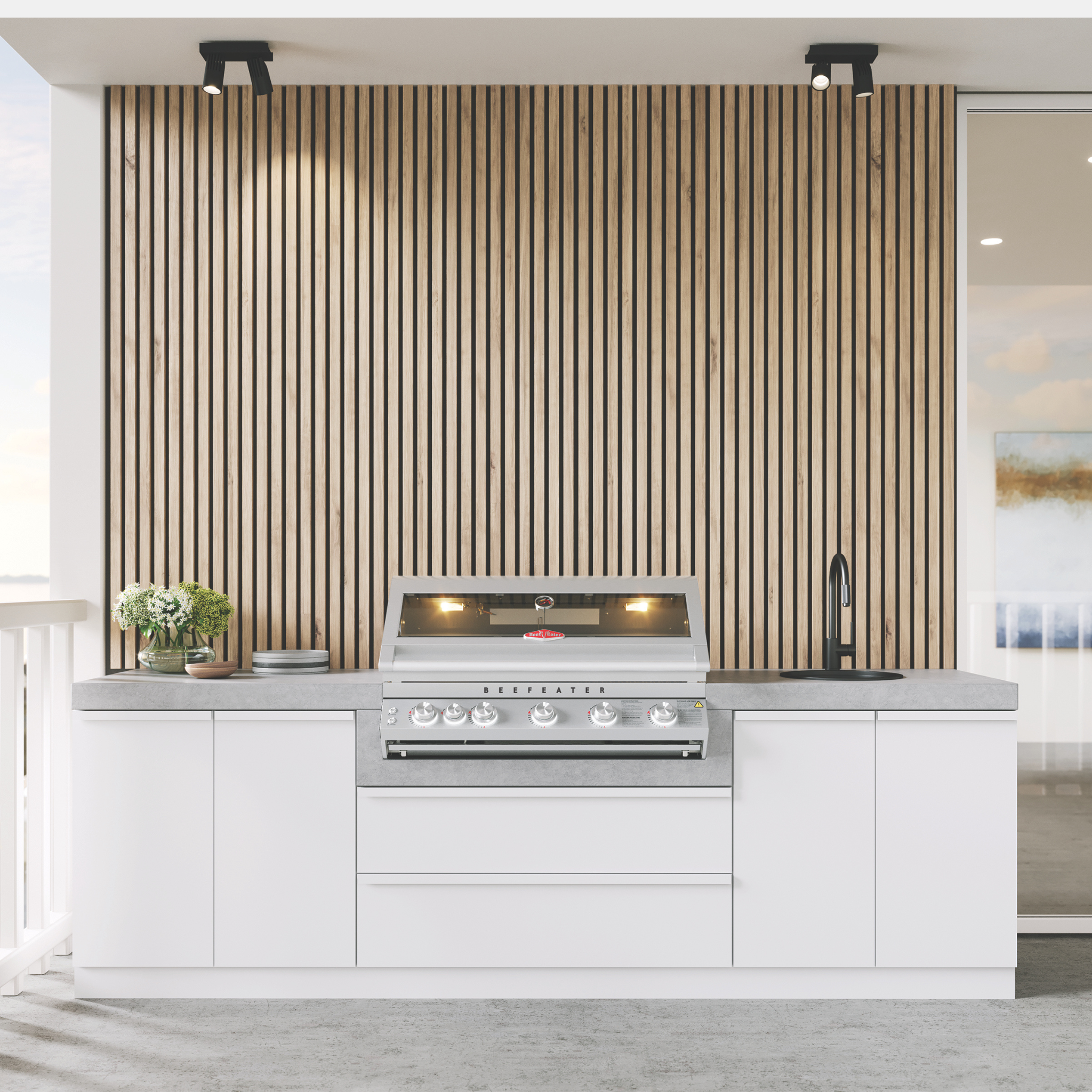 BeefEater 7000 Series Premium – 5-Brenner Einbaugrill