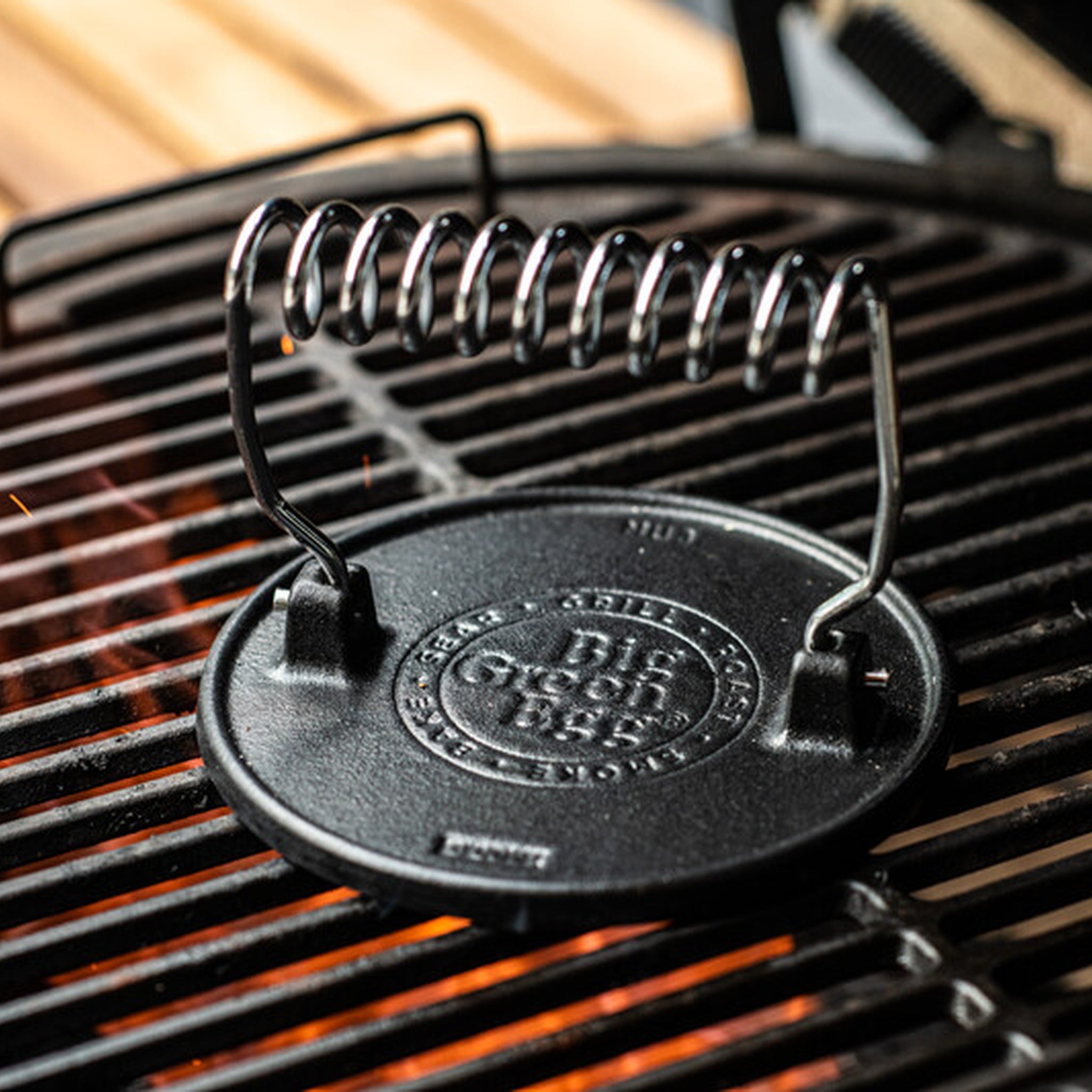 Gusseiserne Grillpresse Lifestyle