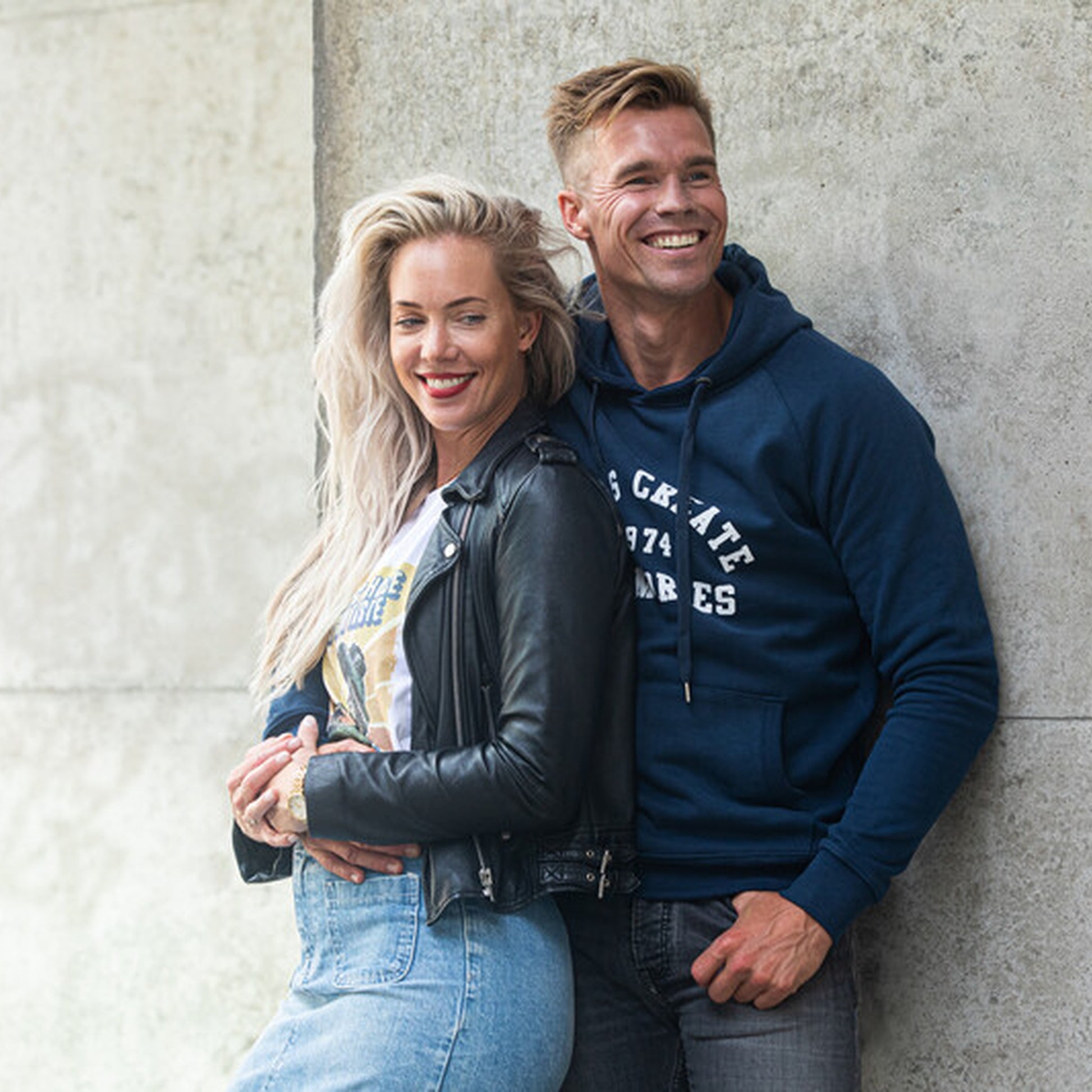 Hoodie - Lets create - Blau - XLarge Lifestyle