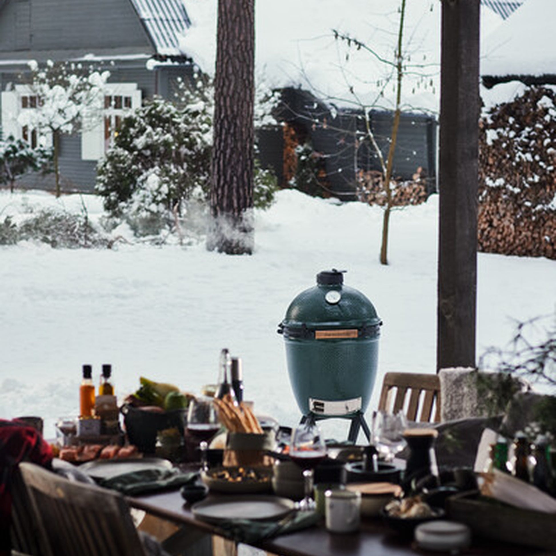 Large Big Green Egg inkl. ConvEGGtor Lifestyle