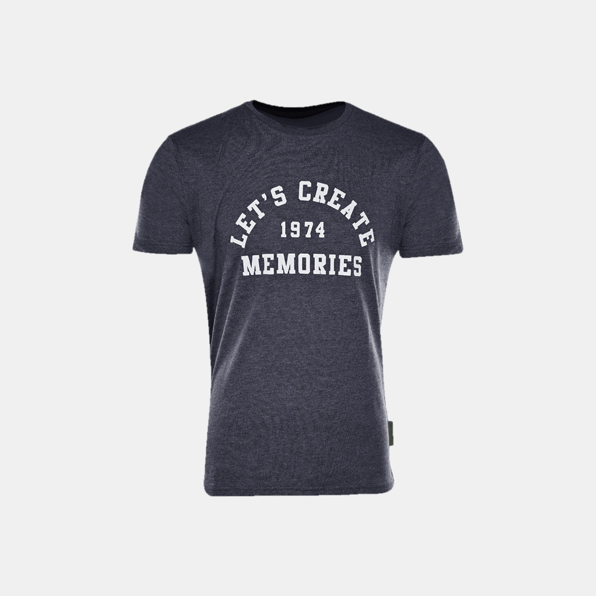 T-Shirt - Lets create - Blau/Weiß - Large