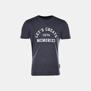 T-Shirt - Lets create - Blau/Weiß - Medium