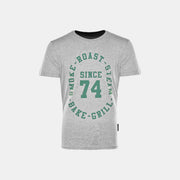 T-Shirt - Since 74 - Grau/Grün - Medium