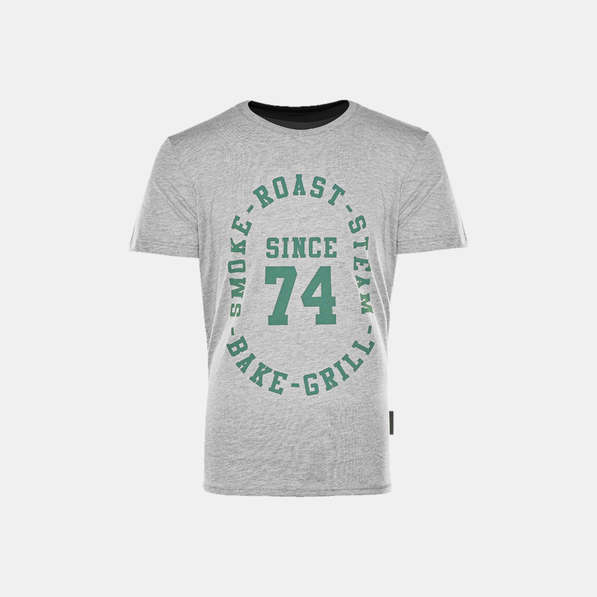 T-Shirt - Since 74 - Grau/Grün - Medium