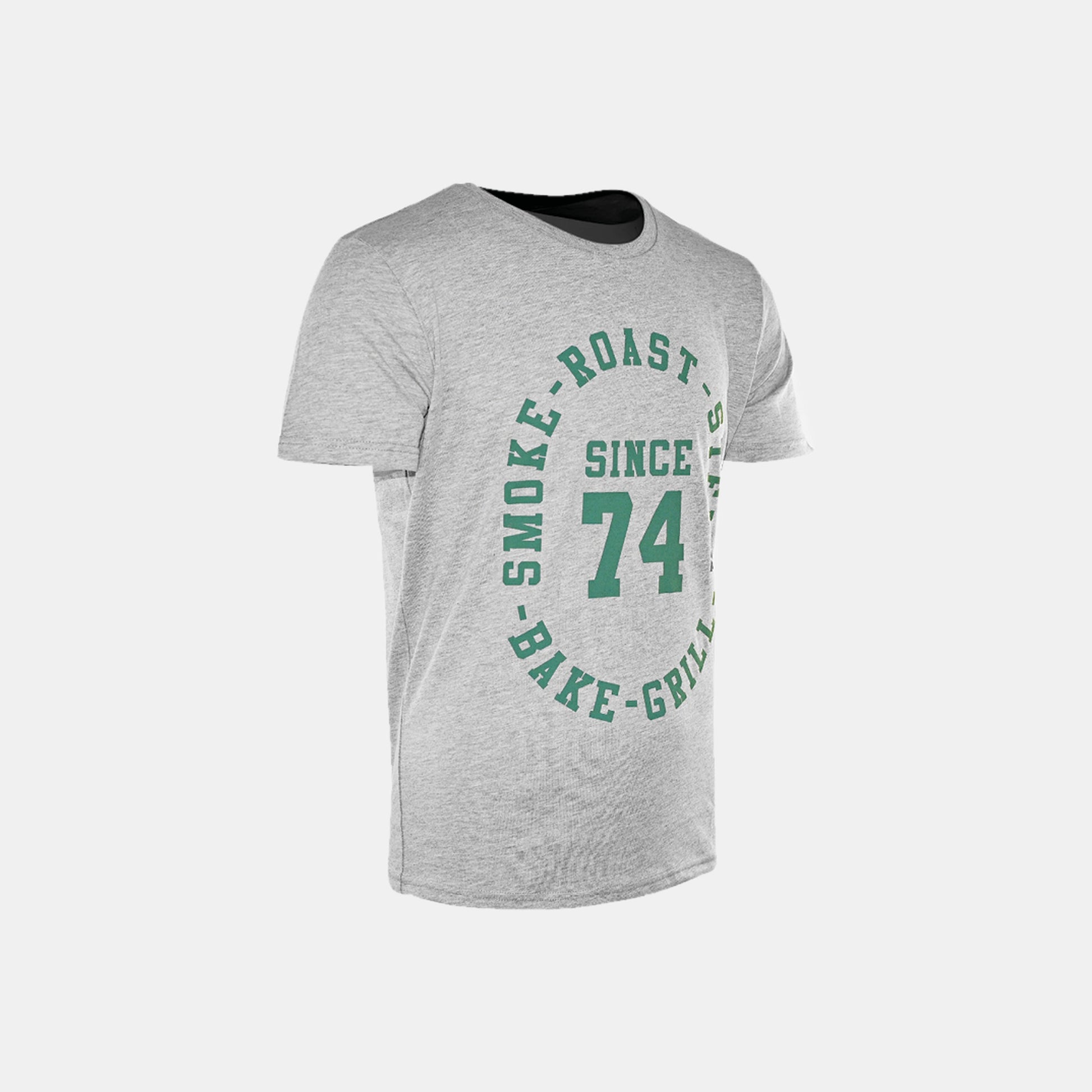 T-Shirt - Since 74 - Grau/Grün - Medium