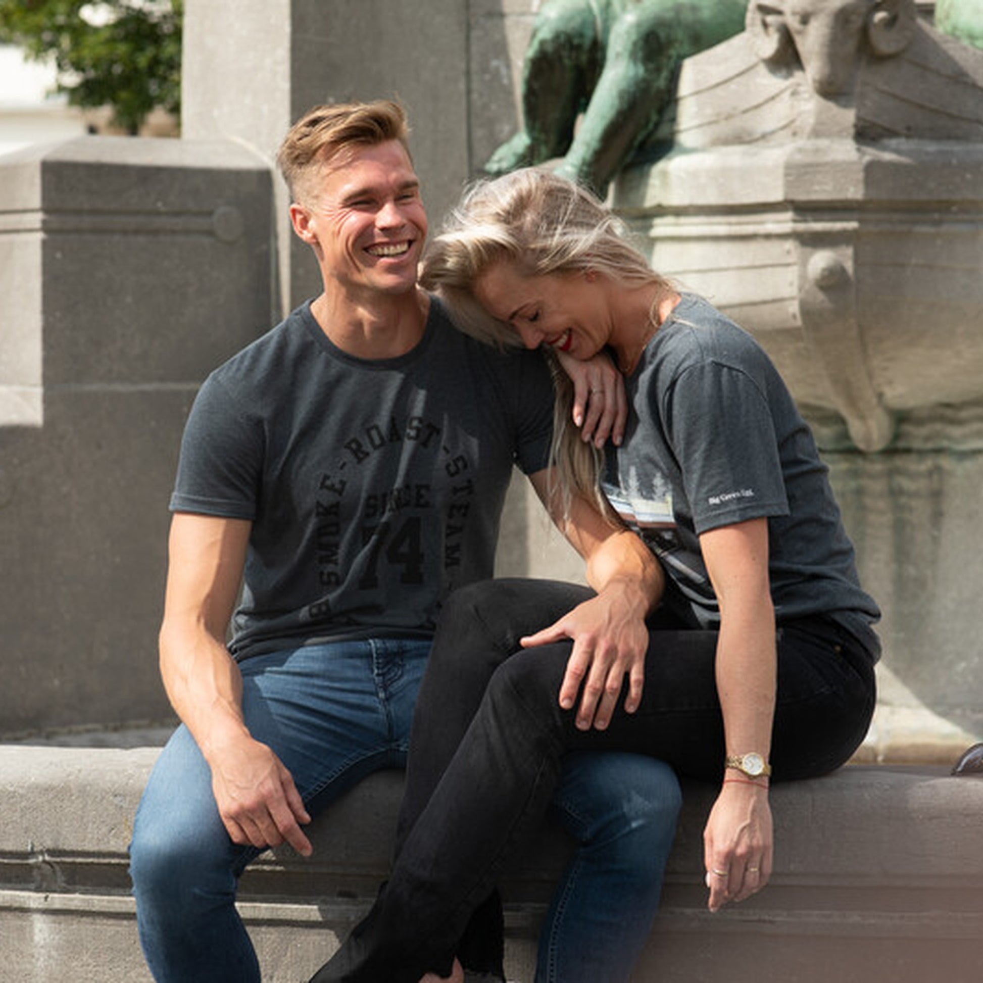 T-Shirt - Since 74 - Khaki - Medium Lifestyle