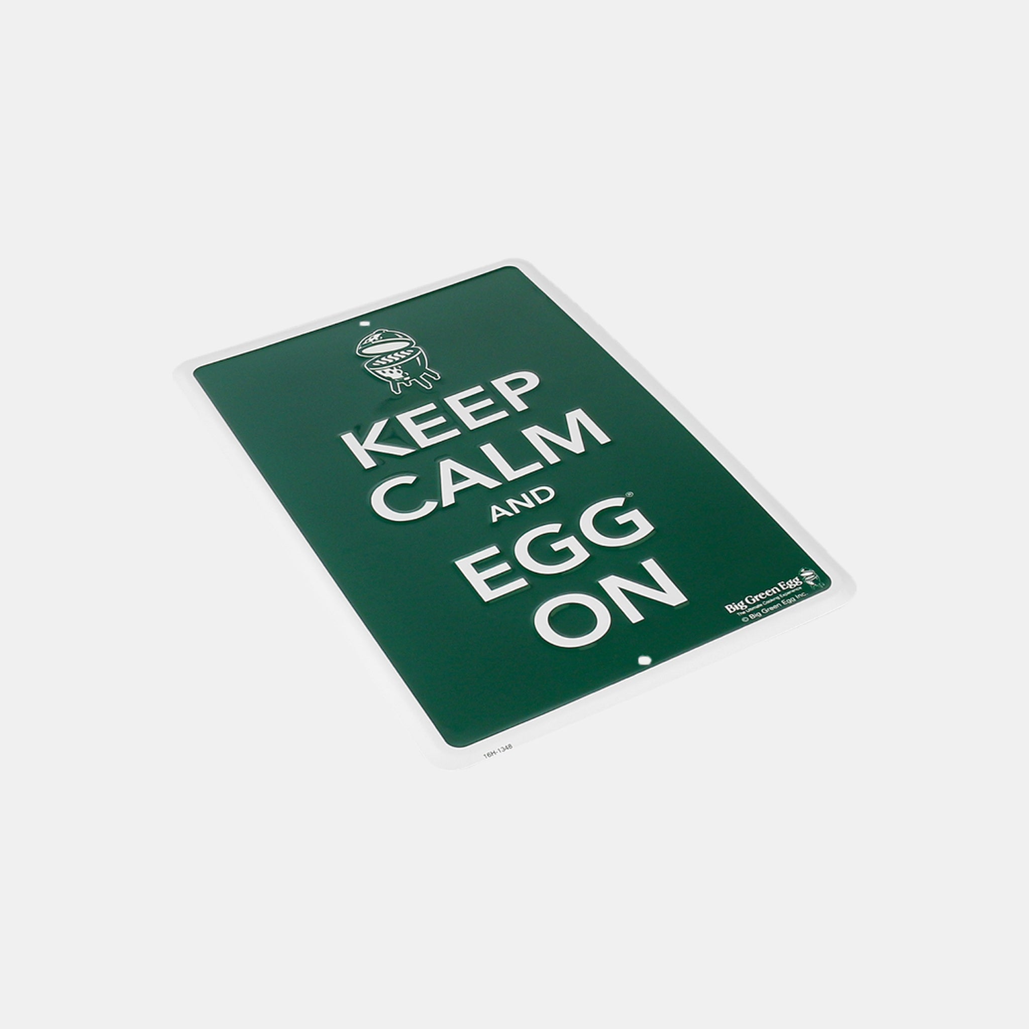 Texttafel grün - Keep calm an EGG on